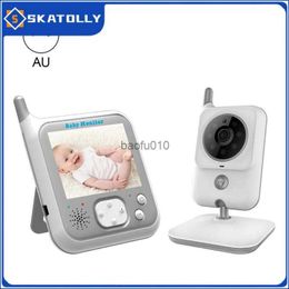 Nightvision Audio Video Baby Monitor 3.2 Inch Lcd Two Receiver Babysitter Walkie Talkie Portable Monitor Lcd Display Wireless L230619