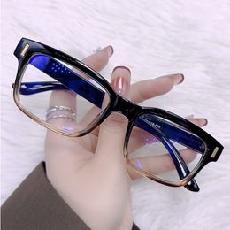 Eyeglass Frame Antiblue light Eyeglasses Men Women Glasses Vintage Square Clear Optical Spectacle Eye 230628