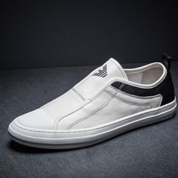 Dress Shoes Men's First Layer Cowhide Small White Allmatch Breathable Leather business Casual 230628