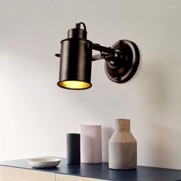 Wall Lamps Vintage Black Led Sconce Light Fixtures For Bedroom Bathroom Lamp Industrial Decor Home Lighting Bar Luminaire