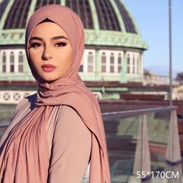 Scarves 1Pc Hijab Scarf For Muslim Women Shawl Hijabs Modal Woman Turban Headwraps Headscarf