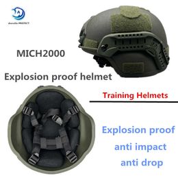 Tactical Helmets Glass Fibre MICH2000 helmet high-quality outdoor military training equipment field training fast tactical helmetHKD230628