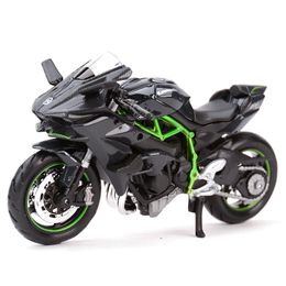 Diecast Model car Maisto 1 18 H2 R Ninja ZX-10R 14R 9R Z1000 Static Die Cast Vehicles Collectible Hobbies Motorcycle Model Toys 230627