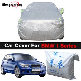 Covers Car AntiUV Sun Shade Rain Snow Resistant Auto Cover For BMW 1 Series 114i 116i 118i 120i 125i 128i 130i 135i 116d 118dHKD230628