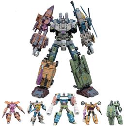 Action Toy Figures Jinbao Bruticus G1 GT Transformation Figure Masterpiece Movie Model Oversized Warbotron 43cm Deformation Car Robot 230627