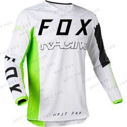 Men's T-Shirts motorcycle mountain bike team downhill jersey MTB Offroad DH MX bicycle locomotive shirt cross country mountain bike hpit Fox