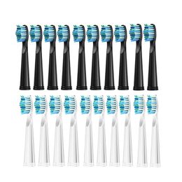 Toothbrush 10 Pcs Replacement Brush Head Soft Dupont Bristle Refills for FairywillSeago Electric FWSG 507508515551917959 230627