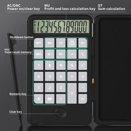 Calculators 6.5 Inch Portable Calculator LCD Screen Writing Tablet Folding Scientific Calculators Digital Drawing Pad With Stylus Pen Office