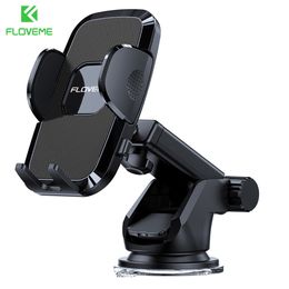 Floveme Car Sucker Phone Holder For iphone 13 12 Dashboard Windshield Mobile Phone Holders in Car GPS Mount Universal Stands New