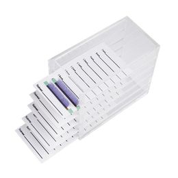 Cosmetic Organiser False Eyelashes Storage Box 5 Layers Acrylic Pallet Lash Holder For Eyelash Extension Individual Volume Display S Dhubq