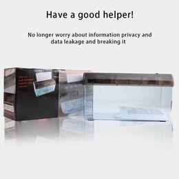 Shredder USB Electric DualUse Mini Paper Shredder Small A4 Bill Letter Document Invoice Desktop Cutting Tool Office Gift