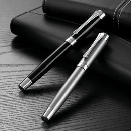 Pens Metal Fountain Pen 50g Titanium Gold Iraurita EF Nib Top Quality Writing Gift with Ink Sac for Business Office Supplier Students