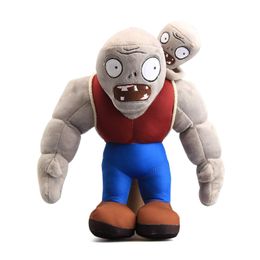 Plush Dolls 32cm Cartoon Plant VS Gargantuar Zombie Plush Toys PVZ Gargantuar Plush Soft Stuffed Toys Doll Gifts For Kids Children 230627