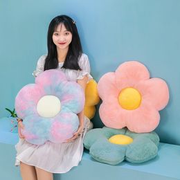 Plush Pillows Cushions 35cm Flower Pillow Soft Plant Sunflower Chair Cushion Living Bedroom Home Decorative Sofa Birthday Gifts 230628