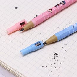 Pencils 40 pcs/lot 2.0mm Cute Hero Series Mechanical Pencil Creative Automatic Pen stationery gift School Office writing Supplies