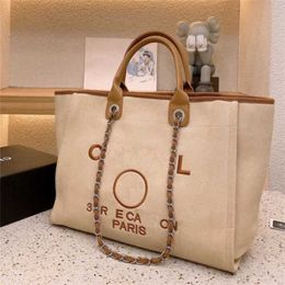 Women's Luxury Hand Beach Bag Embroidered Canvas Chain Backpack Evening Handbags Pearl Big Small Backpacks Gs3b factory store usa sale 8LC8
