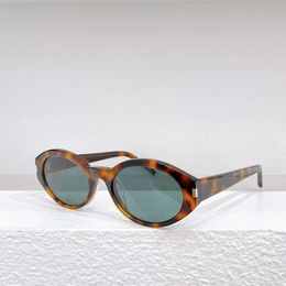 Havana Green Oval Sunglasses 567 Women Men Summer Sunnies gafas de sol Sonnenbrille UV400 Eyewear with Box