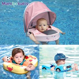 Sandspiel-Wasserspaß Mambobaby VIP Drop Nicht aufblasbare Babyschwimmer mit Baldachin, Unterarm-Schwimmschwimmer, Spa-Bojentrainer, Lieferanten 230627