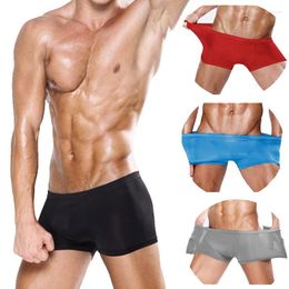Underpants 4Pcs/Lot Male Underwear Men Boxer Men's Sexy For Mens Panties Boxershorts Cuecas Soft Summer Cueca XXXL