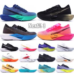 Top Fly Next% 3 Marathon Running Shoes New 3.0 3s Designer Trainers Sail Orange Hyper Pink Prototype Triple Black Outdoor Men Women Sneakers Size 36-45