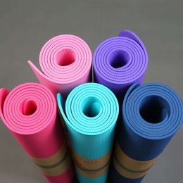 Tpe Yoga Mat Antiskid Fitness Mat Widened and Thickened Rope Skipping Mat Dance Mat Children's Yoga Mat