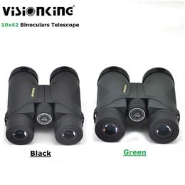 Telescope Binoculars Visionking Long Range 10x42 Hunting Camping Binoculars BAK-4 FMC Waterproof Powerful Tescope Prismaticos De Caza Binocular HKD230627