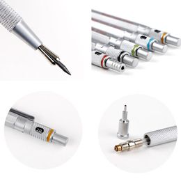Pencils KUELOX Full Metal Mechanical Pencil 0.3/0.5/0.7/0.9/2.0mm Comics Drawing Automatic Pencil Professional Class 1PCS