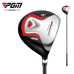 Club Heads PGM Golf Clubs Children beginner Drivers 1# Wood Pole Carbon Shaft Kids Right Handed Alloy Head JRMG003 230627