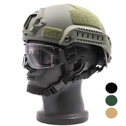 Tactical Helmets Army Tactical Helmet Military Airsoft War Game Battle Hunting Shooting MH FAST Helmet Paintball Sports Protective EquipmentHKD230628