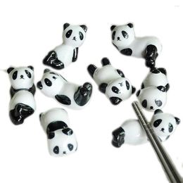 Chopsticks Cartoon Panda Ceramic Holder Cute Stand Practical Fashion Kitchen Tableware For Chinese Sushi Korean