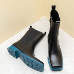 Blue Bottom Men Chelsea Boots Italian Style Fashion Shoes Soft leather Men Ankle Boots p20d50