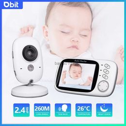 DBIT VB603 Baby Monitor WiFi Video Surveillance Camera and See by Moblie 3.2 Inch 2 Way Audio Call Night Vision for Babies L230619