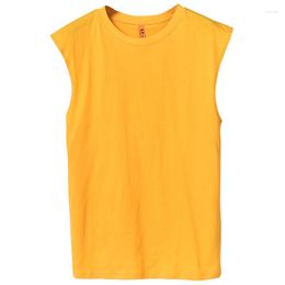 Men's Tank Tops Trendy And Minimalist Sports Top With Sleeveless Breathable Camisole For Outerwear Summer Inner Layer Bottom
