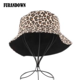 2020 Fashion Reversible Leopard Bucket Hat Women Summer Fishing Hat Men Panama Bucket Cap