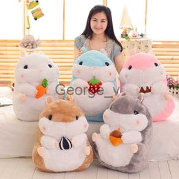 Stuffed Plush Animals 283855CM Interesting Series Cute Cartoon Holding Snacks Hamster Plush Toy Mouse Dolls Bedroom Decoration Girl Birthday Gift J230628