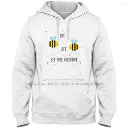 Men's Hoodies Bee Mine Valentine Men Women Hoodie Pullover Sweater 6XL Big Size Cotton House Agent Home Buy Mi Me