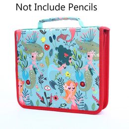 Bags 120/168/216 Holes School DIY Pencil Case Luxury Pencilcase Profession Pen Box for Kids Art Bag Big Storage Bag Pouch Penalties