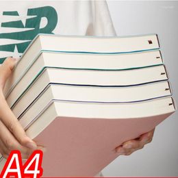 Sheets/200 Pages Super Thick A4 Business Notebook Creative Office Diary Imitation Leather Thickened Notepad School Supplies