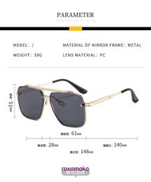 Top designer Dita 17302 Sunglasses men's and women's metal retro fashion black glasses door all match UV 400 Polaroid lens 41UO 2X7R