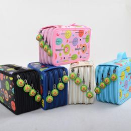 Bags 72 Slots School Pencil Case Cute Owl Pen Box for Girls Boys Cartridge Bag Kawaii Penal Big Storage Pencilcase Stationery Holder