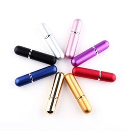 Wholesale 5ml Mini Portable Refillable Perfume Aluminium Atomizer Glass Spray Bottle Empty Sprayer Bottles For Cosmetics Iipxs