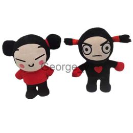 Stuffed Plush Animals 25cm Pucca and Garu Plush Toy Chinese Style Doll Stuffed Figure Sleeping Pillow Wedding Couple Birthday Gift J230628