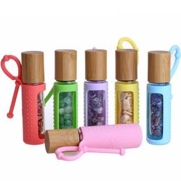 Protective Travel Carrying Case for 10ML 15ML Glass Roller Bottle High Quality Storage Boxes Silicone Roll-On Bottles Rubber Holder Sle Pusb