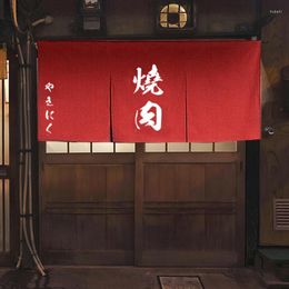 Curtain Japanese Horizontal Grilled Meat Shop Door Partition Kitchen Short Restaurant Decor Noren