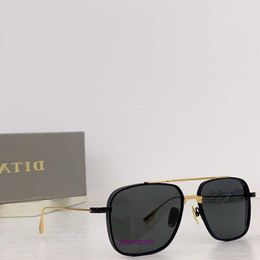 DITA sunglasses for men and women designer double beam metal glasses beach sun protection circular 54ZJ