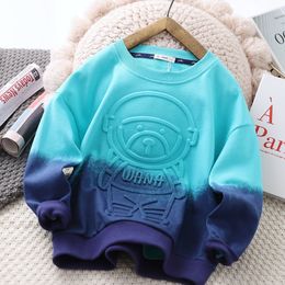 T shirts Boys And Girls Hoodie Sweatshirt Spring Autumn Children's Long Sleeve Kids Hood Sweater Warm Comfortable 4 12 Years 230627