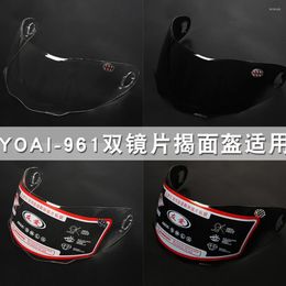 Motorcycle Helmets Yoai Flagship Store Friendship Helmet Men's Double Lens Open 961 Electric Car