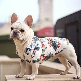 Dog Apparel Hawaiian Style Dog Clothes French Bulldog Pet Clothes Summer Pet Clothing for Small Medium Dogs Puppy Chihuahua Ropa Perro Pug 230627