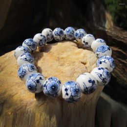 Charm Bracelets Ceramic High Temperature Fired Bead Buddhist Wrist Chain Women's Men's Jewelry Gift Bracelet