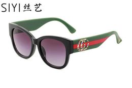 Бренд 08 Новый набор Big Frame Diamond Little Bee Tricolor Glasses Snetwork Sunglasses717W